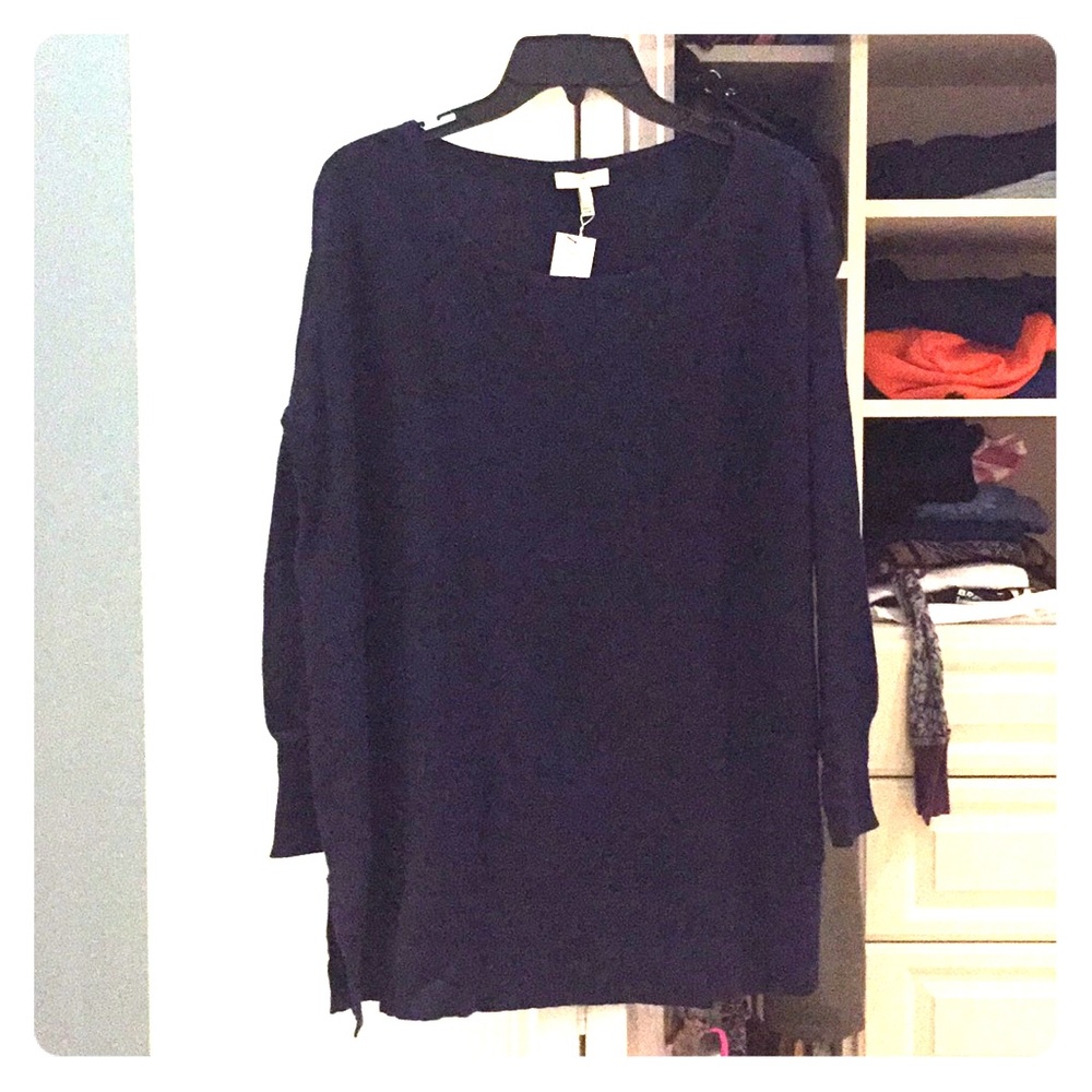 Navy sweater